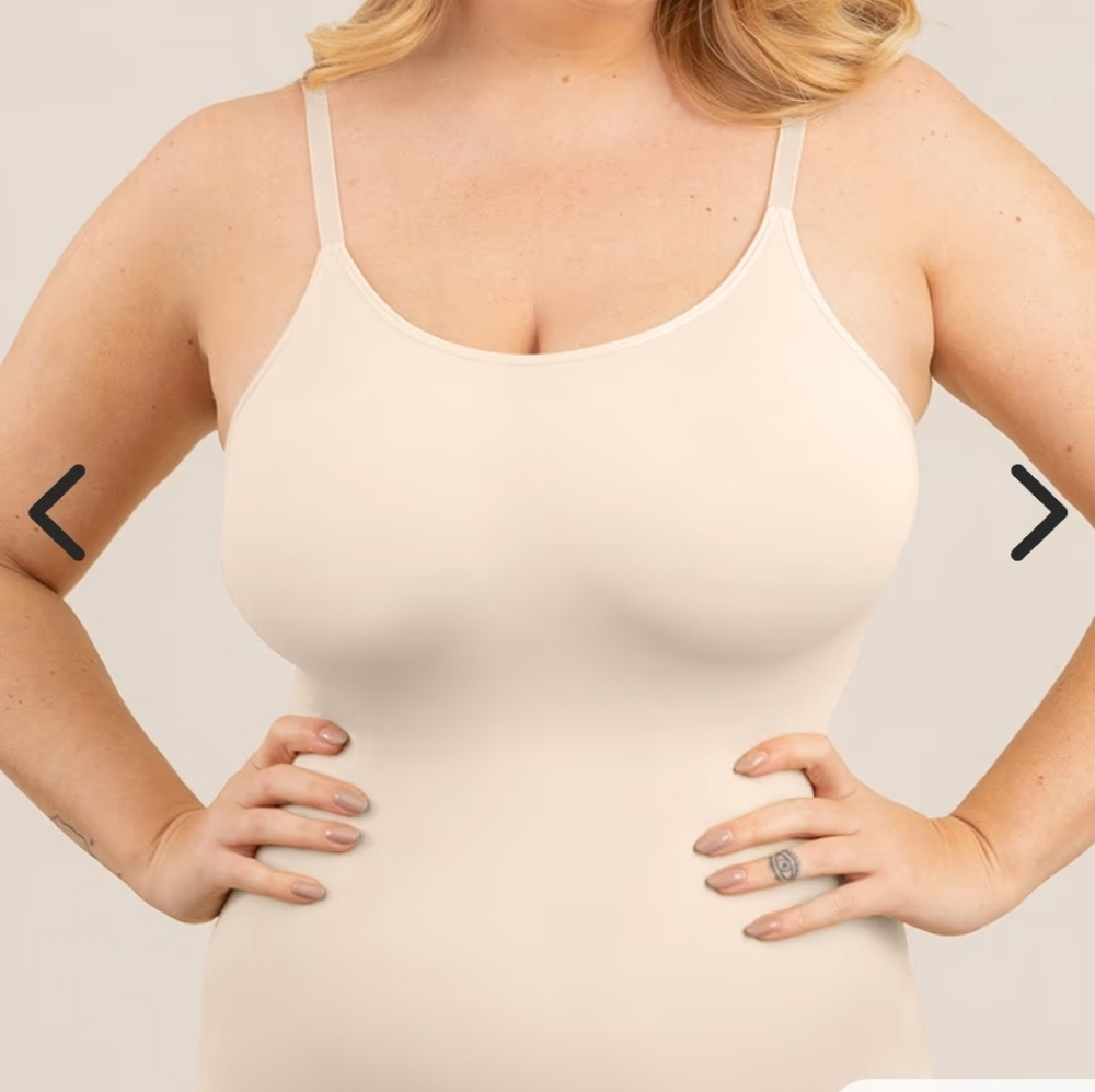 Shapermint Shapewear Tank Top Cream